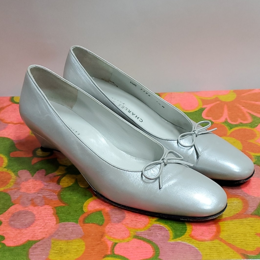 Charles Jourdan Paris Low Heel Pumps 7.5 M